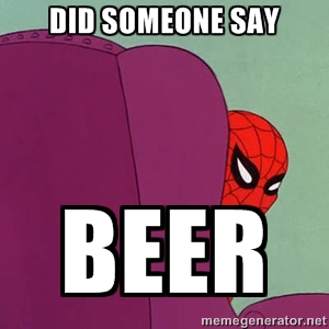 Los superhéroes también cervecean